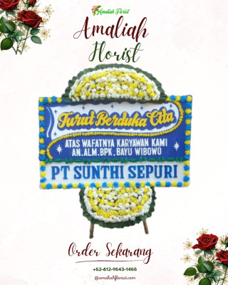 Papan Bunga Duka di Tiganderket