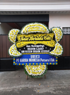 Papan Bunga Duka di Tiganderket